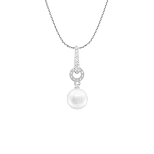 Mặt dây chuyền bạc đính đá PNJSilver NHXMW000006