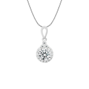 Mặt dây chuyền Bạc đính đá PNJSilver giọt nước XMXMK000186