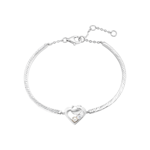 Vòng tay Bạc đính Ngọc trai PNJ ❤️ HELLO KITTY PFXMW000002