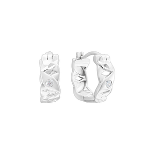 Bông tai Bạc đính đá PNJSilver XM00W000027