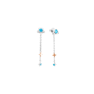 Bông tai Bạc đính đá PNJSilver ZTZTH060001