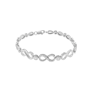 Lắc tay Bạc đính đá PNJSilver XMXMW000015