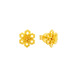 Bông tai cưới Vàng 24K PNJ Sắc Hoa Xuân 0000Y000090