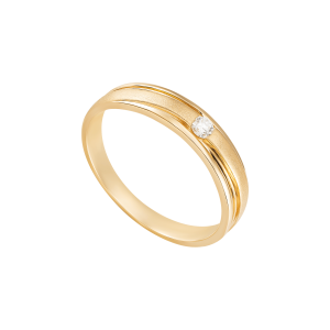 Nhẫn cưới nam Kim cương Vàng 18K PNJ Chung Đôi DD00Y000816