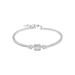 Vòng tay Kim cương Vàng Trắng 18K PNJ DDDDW060087