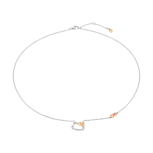 Dây cổ Bạc đính đá PNJ ❤️ HELLO KITTY ZTXMH000011