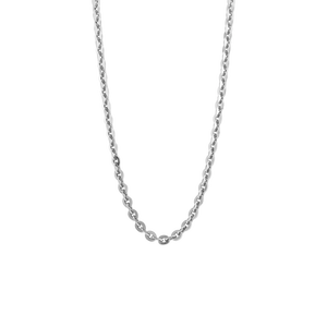 Dây chuyền nam bạc PNJSilver dây đan kiểu chữ cong 0000K000028