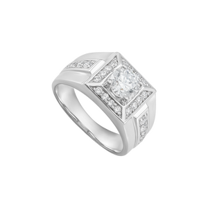 Nhẫn nam Bạc đính đá PNJSilver XMXMK000172