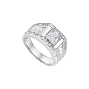 Nhẫn nam Bạc đính đá PNJSilver XMXMK000167