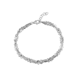 Lắc tay Vàng trắng Ý 18K PNJ 0000W001332