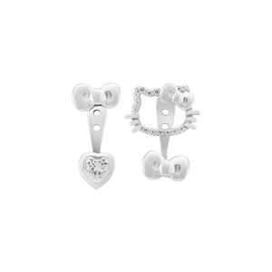 Bông tai Bạc đính đá PNJSilver XMXMW000084