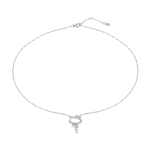 Dây cổ Bạc đính đá PNJSilver XMXMW000059