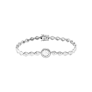 Lắc tay Vàng trắng Ý 18K PNJ 0000W001480