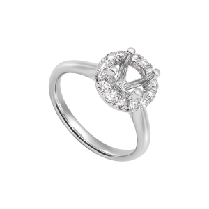 Vỏ Nhẫn Bạch kim PNJ 00DDW060052