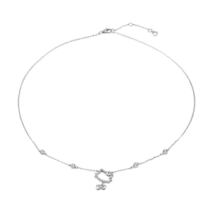 Dây cổ Bạc đính đá PNJSilver XMXMW000060