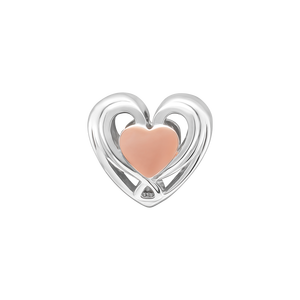 Hạt charm Bạc DIY PNJSilver hình trái tim 0000H060009