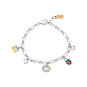 Lắc tay trẻ em Bạc PNJ ❤️ HELLO KITTY 0000H000007