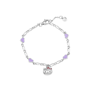 Lắc tay trẻ em Bạc PNJ ❤️ HELLO KITTY 0000W000099