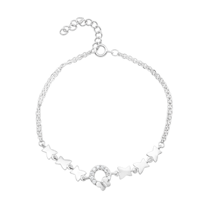 Lắc tay bạc đính đá PNJSilver XM00K000017