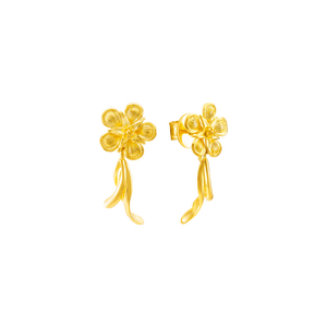 Bông tai cưới Vàng 24K PNJ Hoa Duyên 0000Y000079