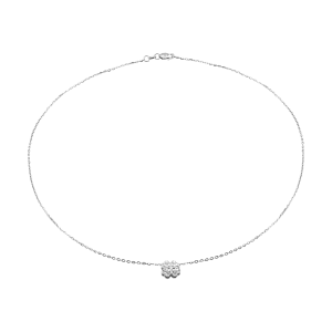 Dây cổ Vàng trắng Ý 18K PNJ 0000W000274