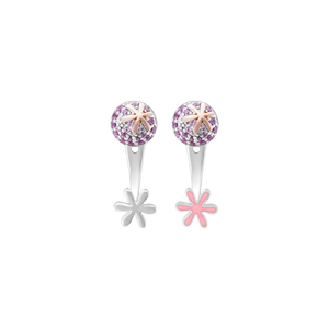 Bông tai Bạc đính đá Disney|PNJ INSIDE OUT 2 ZTZTH060000