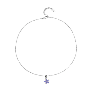 Dây cổ trẻ em Bạc đính đá Disney|PNJ The Little Mermaid ZT00W060003