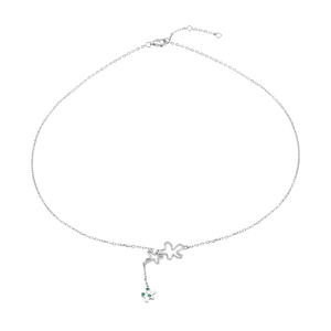 Dây cổ Bạc đính đá Disney|PNJ INSIDE OUT 2 ZT00W060005