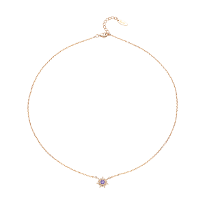 Dây cổ Bạc đính đá Disney|PNJ Tangled ZTXMX060001