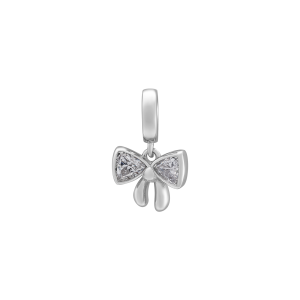 Hạt Charm Bạc đính đá PNJSilver hình chiếc nơ XM00W060027