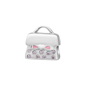 Hạt Charm Bạc đính đá PNJSilver hình túi xách ZTZTW060023