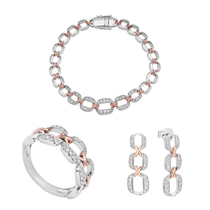 Bộ trang sức Kim cương Vàng 14K PNJ 00024-00458