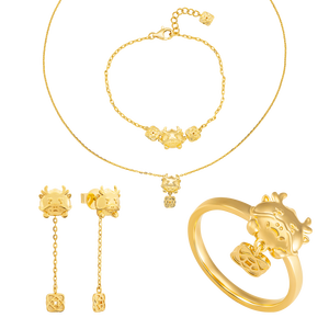 Bộ trang sức Vàng 18K PNJ Kim Bảo 02749-03217