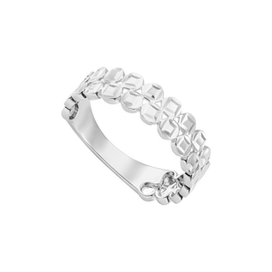 Nhẫn Vàng Trắng Ý 18K PNJ 0000W003260