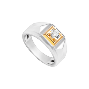 Nhẫn nam Kim cương Vàng 18K PNJ DD00C001303