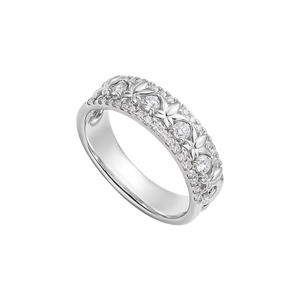 Nhẫn Kim cương Vàng trắng 14K Disney|PNJ DDDDW013214