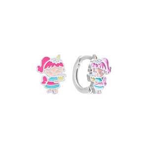 Bông tai trẻ em Bạc đính đá PNJSilver 0000W060063