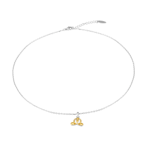 Dây cổ Bạc đính đá Disney|PNJ Cinderella XM00C060004