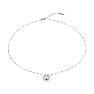 Dây cổ Bạc đính đá Disney|PNJ Snow White & the Seven Dwarfs ZTXMH060001