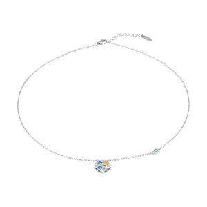 Dây cổ Bạc đính đá Disney|PNJ The Little Mermaid ZTZTC060000