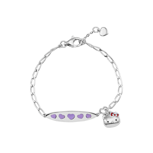 Lắc tay trẻ em Bạc PNJ ❤️ HELLO KITTY 0000W000103