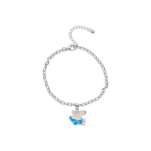 Lắc tay trẻ em Bạc đính đá PNJSilver 0000W060239