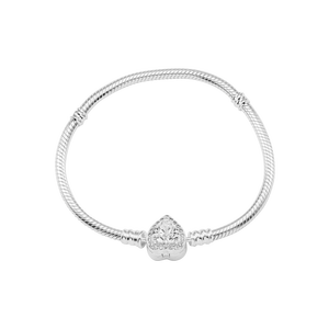 Lắc tay charm Bạc đính đá PNJSilver hình trái tim XMXMW060125