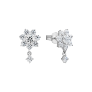 Bông tai Bạc đính đá PNJSilver XMXMW000090