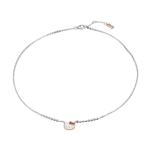Dây cổ trẻ em Bạc PNJ ❤️ HELLO KITTY 0000H000015