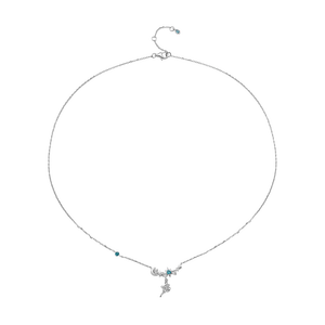 Dây cổ Bạc đính đá Disney|PNJ ZTMXW000026