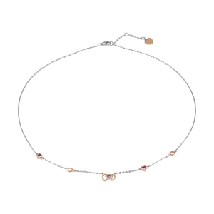 Dây cổ Bạc đính đá PNJ ❤️ HELLO KITTY ZTZTH000006