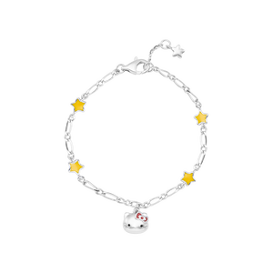 Lắc tay trẻ em Bạc PNJ ❤️ HELLO KITTY 0000W000100