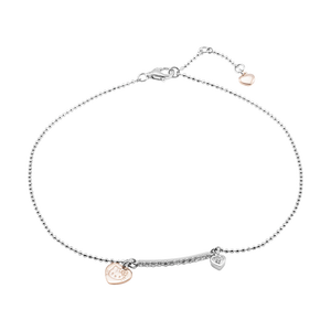 Lắc chân Bạc đính đá PNJ ❤️ HELLO KITTY XMXMH000009