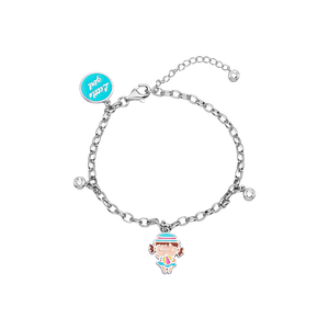 Lắc tay trẻ em Bạc đính đá PNJSilver XMXMW060195